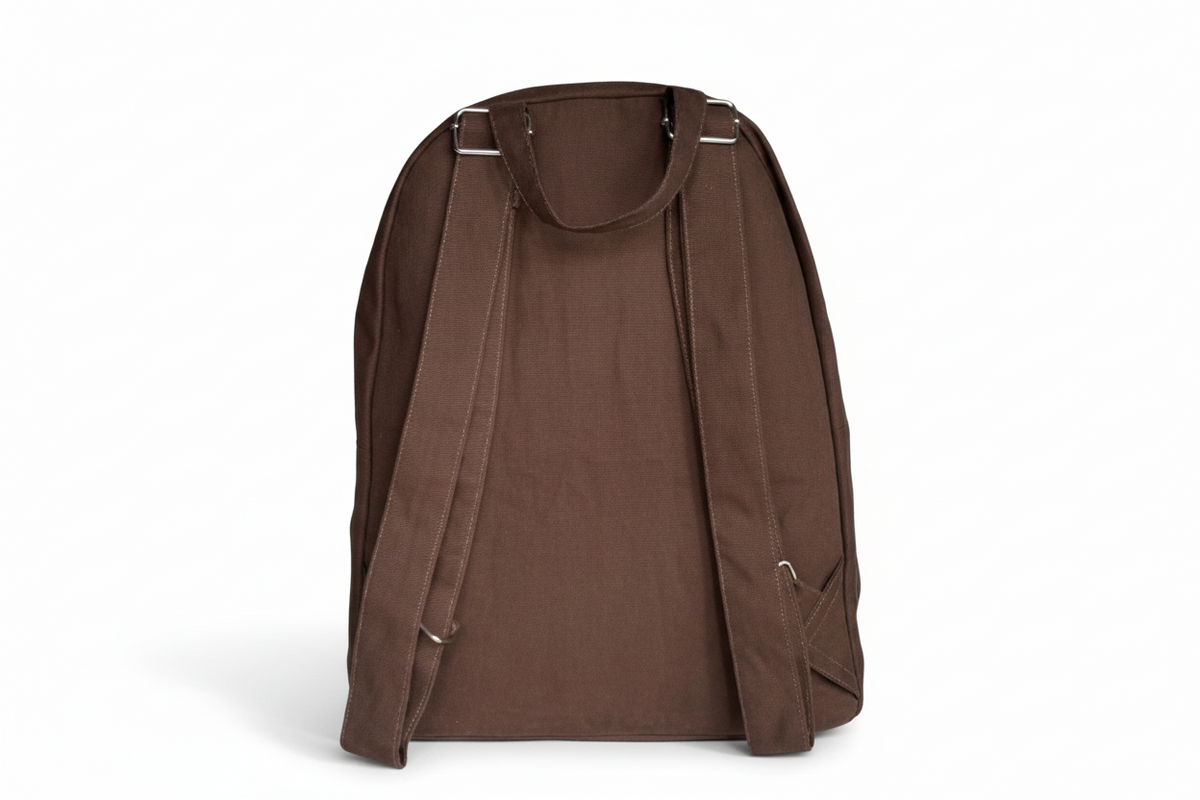 Chocolate Canvas Laptop Backpack